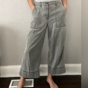 GAP Charcoal Wide Leg Flare Women's Jeans/Pants